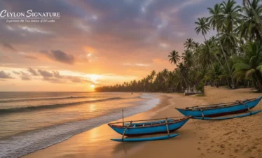 Bentota Beach in Sri Lanka, a tropical paradise with luxury travel experiences and golden sandy shores