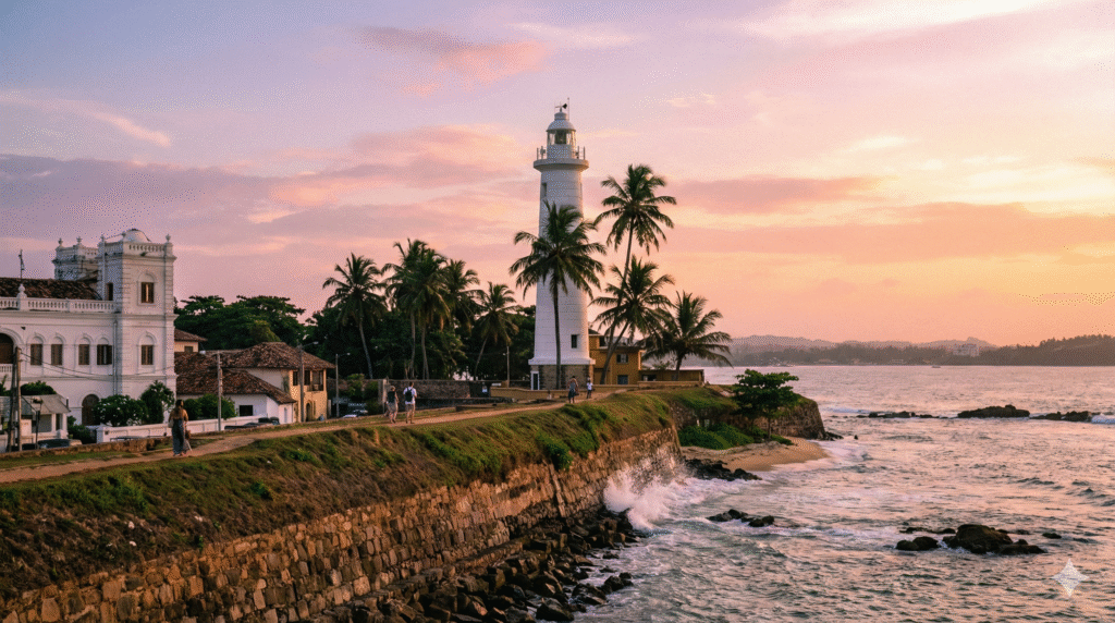 Historic Galle Fort in Sri Lanka, showcasing travel, culture, and luxury experiences