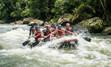 Exciting water rafting adventure in Sri Lanka, perfect for travel and luxury adventure seekers.5-Day Adventure Experience