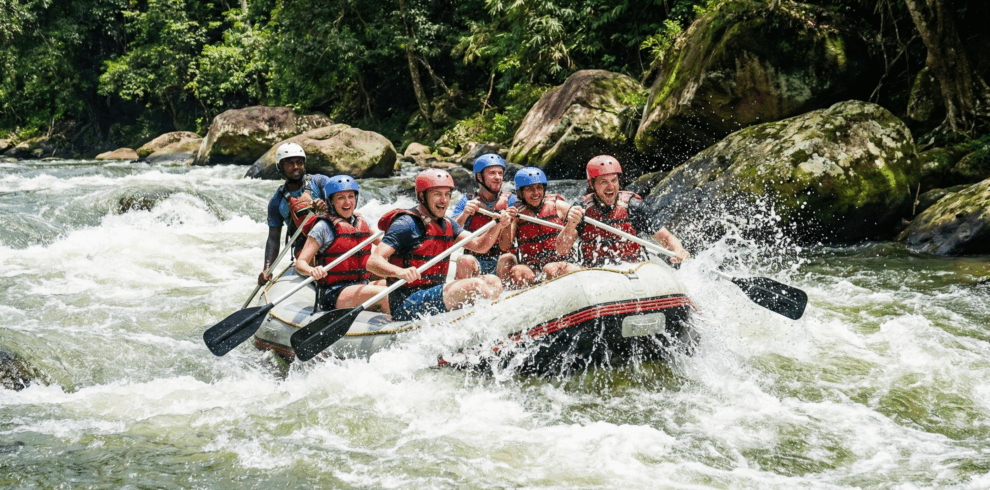 Exciting water rafting adventure in Sri Lanka, perfect for travel and luxury adventure seekers.5-Day Adventure Experience