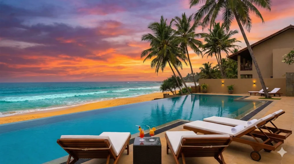 A luxurious infinity pool at a boutique | Ceylon Signature - Sri Lanka