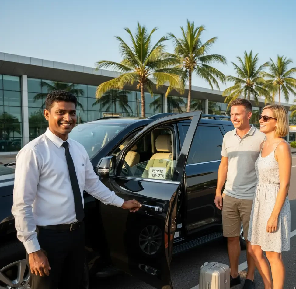 Professional Sri Lankan private chauffeur providing luxury travel services in Sri Lanka